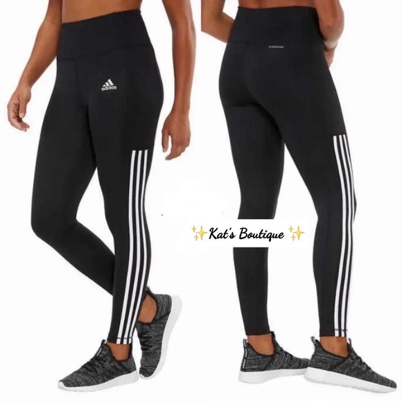 adidas Pants - (NWT) Adidas Women’s 7/8 3-Stripe Active Legging in Black